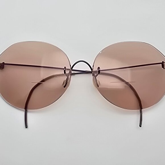 Unbranded Anodized Purple Ultra-Light Rimless Eyeglasses Frame 60-17-113 - Picture 10 of 12